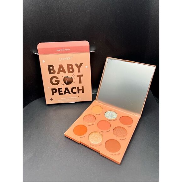 NIB! Colourpop Baby Got Peach 9 Pan Eyeshadow Palette - Picture 1 of 4